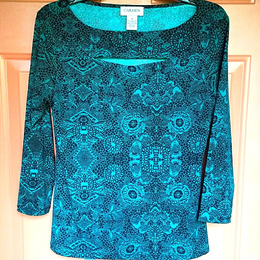 Carmen Marc Valvo top size M